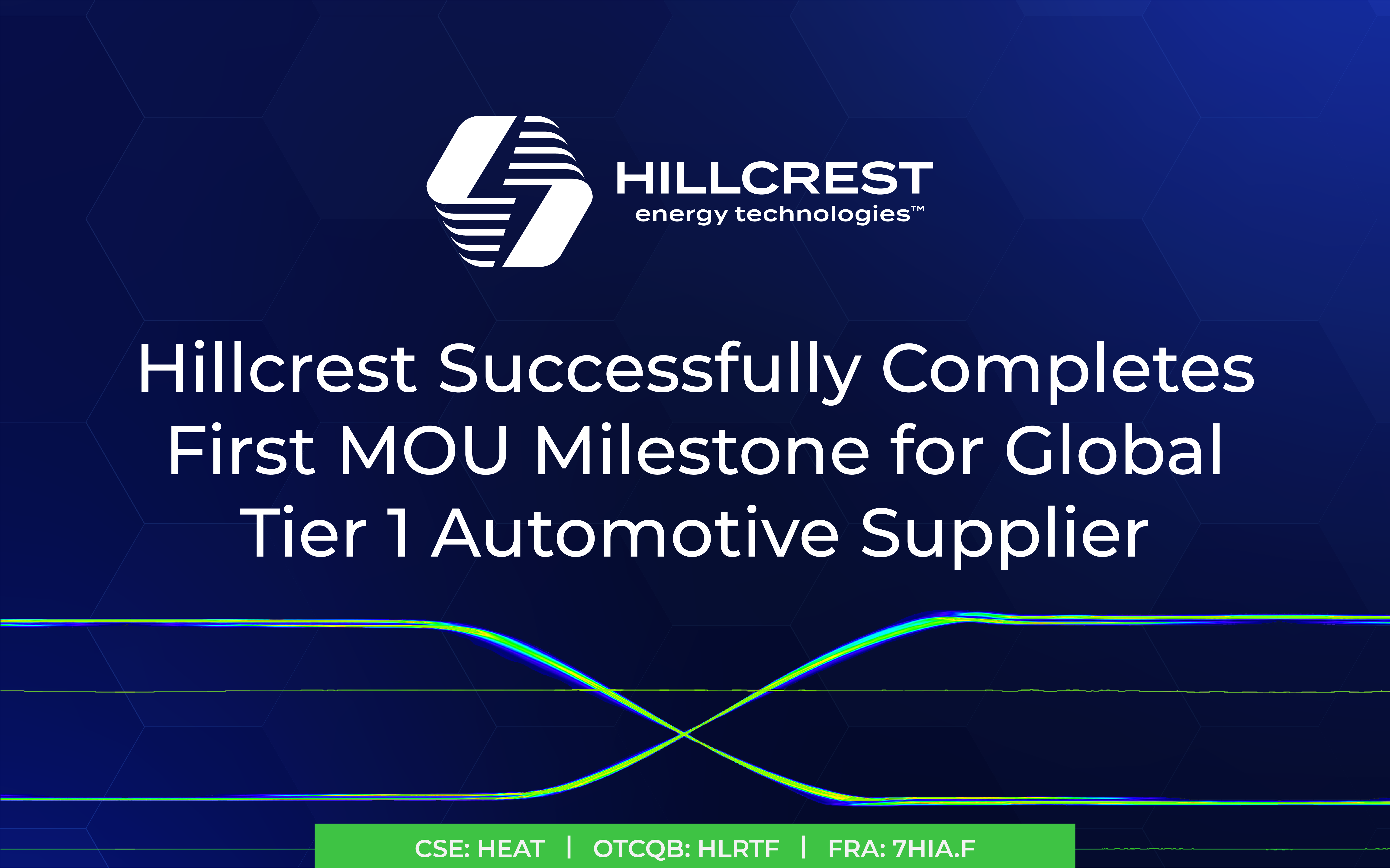 Hillcrest successfully completes first milestone for global tier one