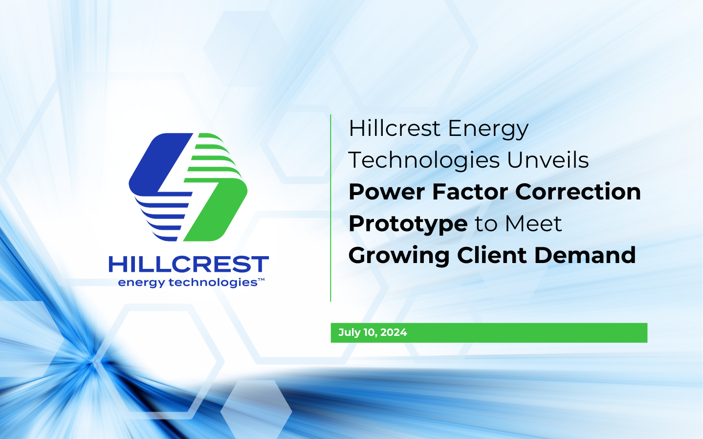 Hillcrest Energy Technologies Unveils Power Factor Correction Prototype ...