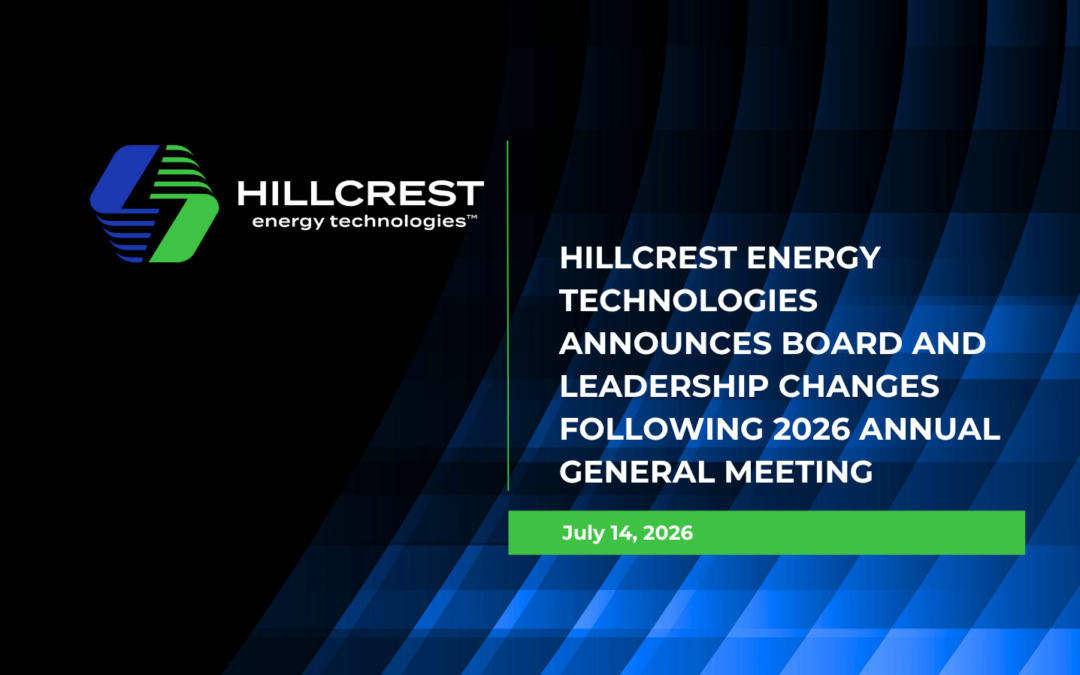 Hillcrest Energy Technologies Announces Board and Leadership Changes Following 2026 Annual General Meeting